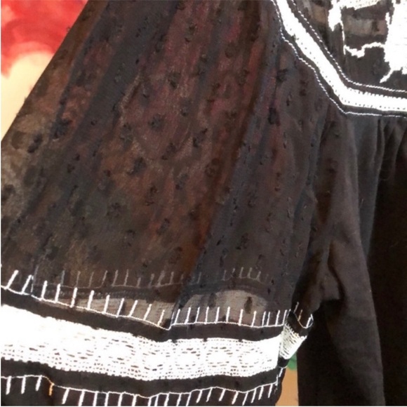 Maeve Anthropologie Winona Lace Boho Peasant Blouse - Picture 5 of 6